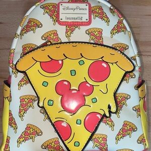 Disney loungefly pizza collection mini backpack